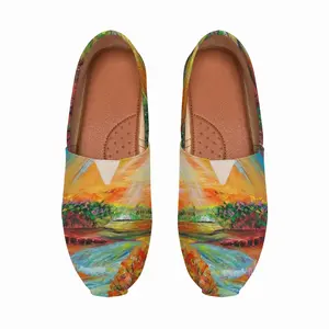 Men River Of Happiness Flat Shoes