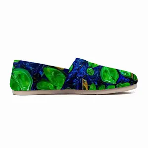 Men Water Lilies On The Blue Lake Flat Shoes