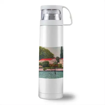 House With Red Roof Thermos Cup (17oz/500ml)