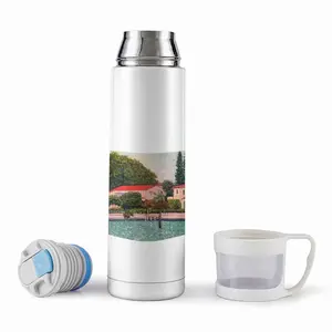 House With Red Roof Thermos Cup (17oz/500ml)