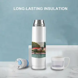 House With Red Roof Thermos Cup (17oz/500ml)