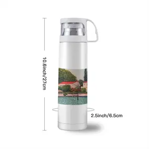 House With Red Roof Thermos Cup (17oz/500ml)