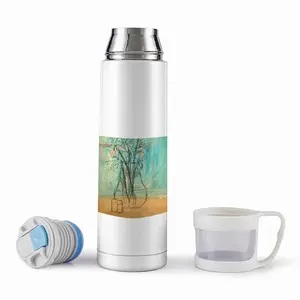 Oriental Lilies Thermos Cup (17oz/500ml)