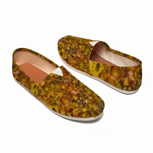 Men Floral Arrangement D Flat Shoes