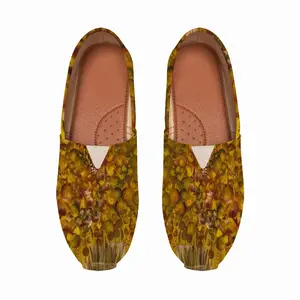 Men Floral Arrangement D Flat Shoes