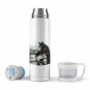 Portrait Of A Horse Thermos Cup (17oz/500ml)