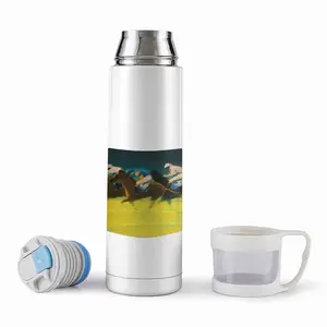 Racing Horses Thermos Cup (17oz/500ml)