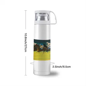 Racing Horses Thermos Cup (17oz/500ml)