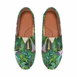 Men Bluebird In The Garden Flat Shoes