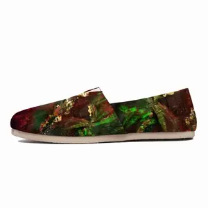 Men Red And Gold Selva Flat Shoes