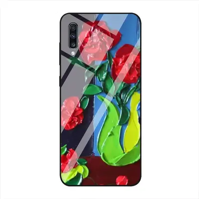 Roses And Cherries Samsung Galaxy A50 Phone Case