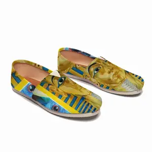 Men Tut Bluebird And Watermelon Flat Shoes