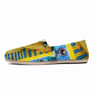 Men Tut Bluebird And Watermelon Flat Shoes