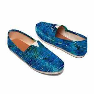 Men Water Reflections Flat Shoes