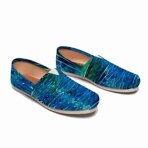 Men Water Reflections Flat Shoes