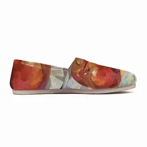 Men Apples On A Table Flat Shoes