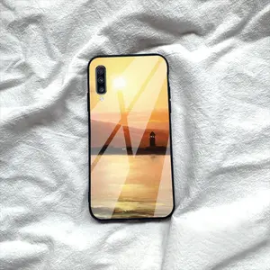 Gold Sea Sunset Samsung Galaxy A50 Phone Case