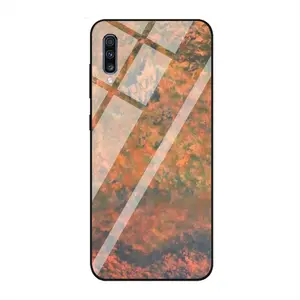 Orange Burst Samsung Galaxy A50 Phone Case