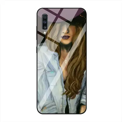 Lucky Purple Hat Samsung Galaxy A50 Phone Case