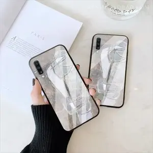 White Shape Samsung Galaxy A50 Phone Case