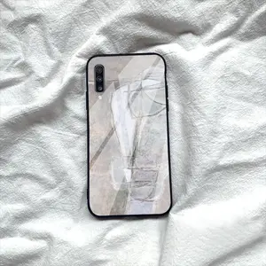 White Shape Samsung Galaxy A50 Phone Case