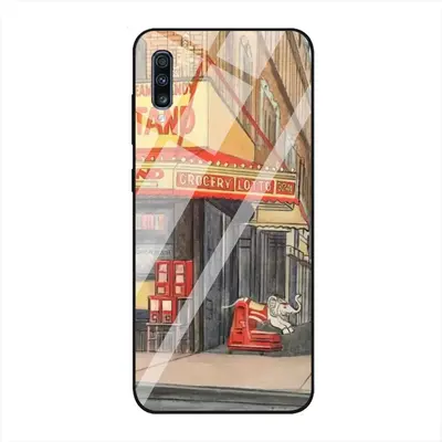 Peace Newsstand Brighton Beach New York City Samsung Galaxy A50 Phone Case