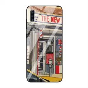 The New Barber Shop New York City Samsung Galaxy A50 Phone Case