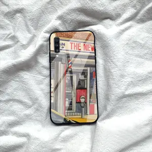 The New Barber Shop New York City Samsung Galaxy A50 Phone Case