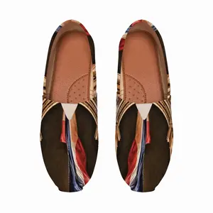 Men Die Flagge Senken Flat Shoes