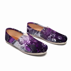 Men Basic Violet Flat Shoes