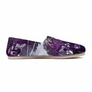 Men Basic Violet Flat Shoes