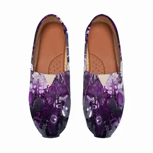 Men Basic Violet Flat Shoes