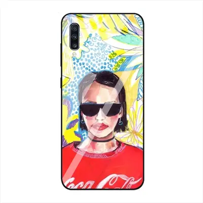 Coca Cola Girl Samsung Galaxy A50 Phone Case