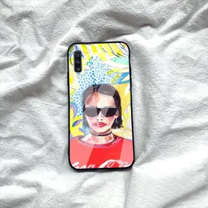 Coca Cola Girl Samsung Galaxy A50 Phone Case