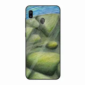 Water + Stones Samsung Galaxy A20 Phone Case