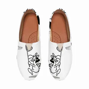 Men Catching Love Flat Shoes