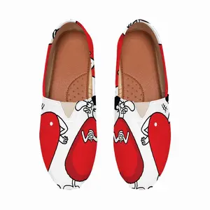 Men Love Shapes Flat Shoes