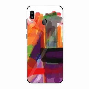 Purple Red Samsung Galaxy A20 Phone Case