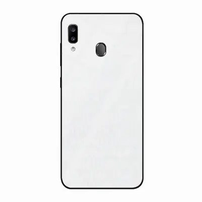 White Samsung Galaxy A20 Phone Case