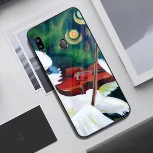 Cockatoo Plays Violin Samsung Galaxy A20 Phone Case