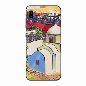 Santorini Thira Church Samsung Galaxy A20 Phone Case