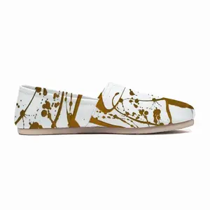 Men Apate Royal Abstract Flat Shoes