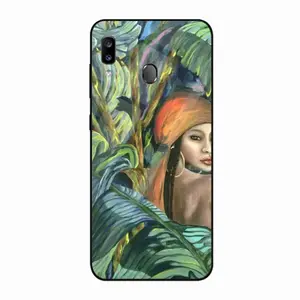 Tropical Lips Samsung Galaxy A20 Phone Case