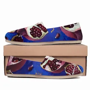 Men Pomegranates Part 1(Blue) Flat Shoes