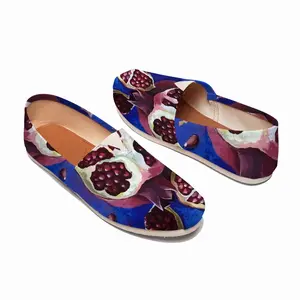 Men Pomegranates Part 1(Blue) Flat Shoes