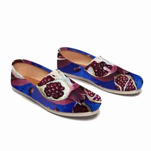 Men Pomegranates Part 1(Blue) Flat Shoes