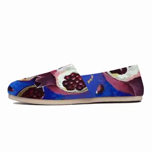 Men Pomegranates Part 1(Blue) Flat Shoes