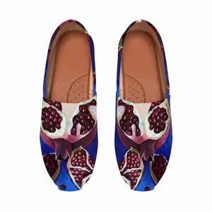 Men Pomegranates Part 1(Blue) Flat Shoes