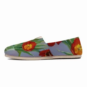 Men Tulips Flat Shoes