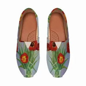 Men Tulips Flat Shoes